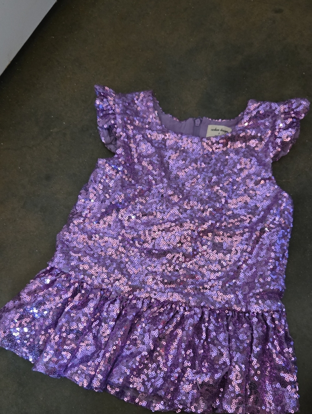 Carter's Sparkling Lavender Sequin Dress-Up Top